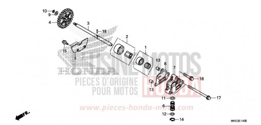 POMPE A HUILE CRF450RH de 2017